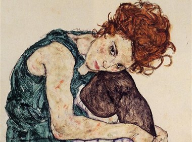 奥地利埃贡·席勒（Egon Schiele）油画作品